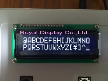 REALE VISUALIZZI il pannello LCD di VA dell'esposizione bianca di LCD 16x2 per gioco RYB1602A