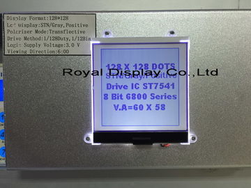 il modulo LCD STN 128*128 positivo del DENTE dell'alimentazione elettrica 3.3V punteggia il driver NT7541