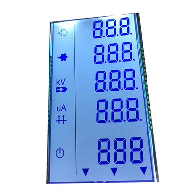segmento LCD su ordinazione di monocromio 7 di TN del modulo 3.3V per il metro astuto di energia