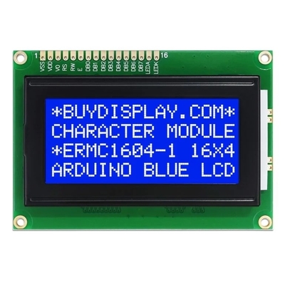 Display LCD ad alta definizione 1604 caratteri STN Blu Negativo 16X4 Monocromo