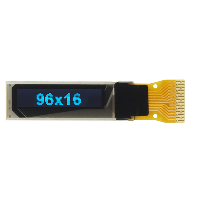 COG Monocromo Mini Dimensioni 0,69' OLED pannello LCD 96X16 Modulo Display Dots