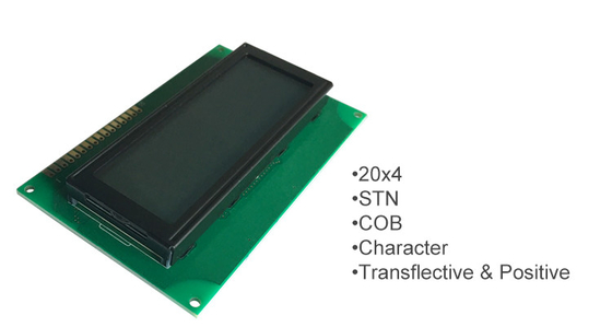 RY-C204LYILYW STN Modulo LCD con carattere giallo - verde con circuito integrato SPLC780D1-021A