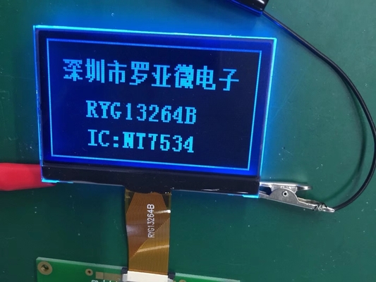 Modulo LCD DFSTN trasmissivo monocromo negativo 3.0v con NT7534IC