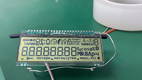 TN LCD Modulo positivo -40 gradi Celsius per il contatore di energia