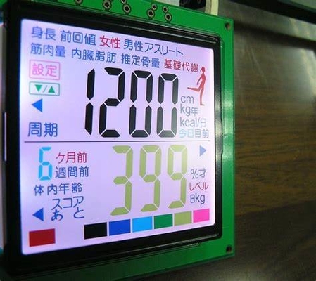 Modulo LCD FSC personalizzabile 12H Negativo Nero Campo trasmissivo sequenziale colore Winstar