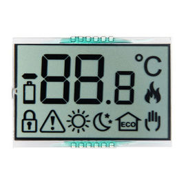 Esposizione LCD di segmento monocromatico positivo Transmissive di TN per il termometro