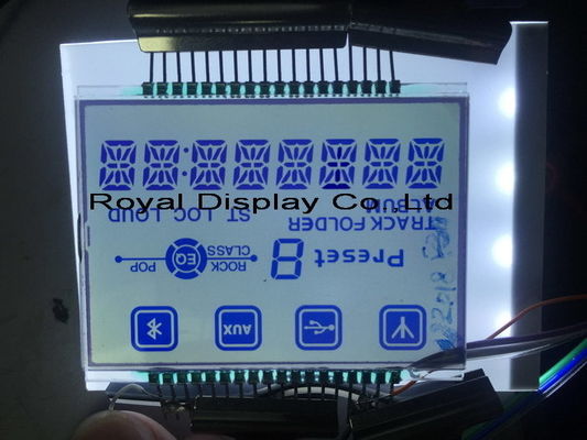 Personalizzi il modulo LCD STN dell'esposizione di segmento di parallelo 45mA 7 del segnale numerico per l'attrezzatura medica dall'attrezzatura radiofonica