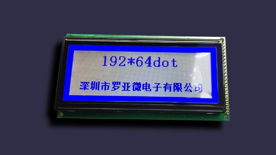 Interfaccia parallela LCD grafica del modulo FSTN FFC di Stn 192x64 Dots Mono