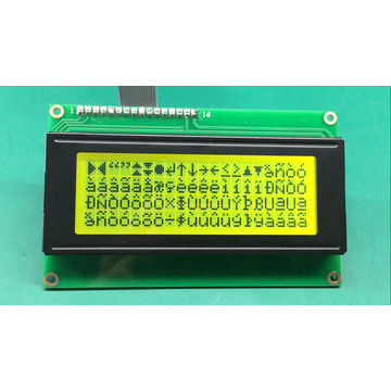 Esposizione LCD 20X4 Dot Stn Yg Character di Amber Backlight Alphanumeric