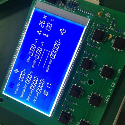 Negazione grafica blu di Stn del pannello LCD su ordinazione polarizzare monitor LCD per il filtro