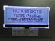 19264 dei punti del dente LCD del modulo mono Va grafico LCD dell'esposizione RY19264 di Transflective
