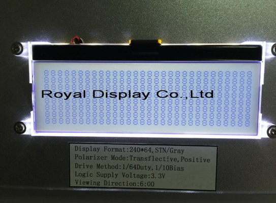 Lampadina su misura dell'affissione a cristalli liquidi del dente 240X64 Dots Graphic Lcd Display With di progettazione