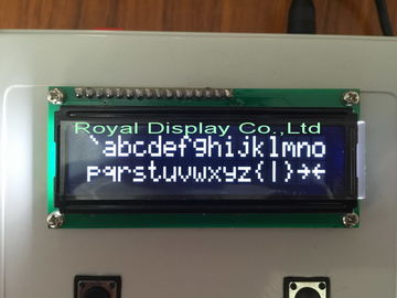 REALE VISUALIZZI il pannello LCD di VA dell'esposizione bianca di LCD 16x2 per gioco RYB1602A