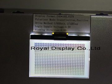 modulo LCD del grafico dell'alimentazione elettrica 3.3V con la lampadina bianca di ST7586S LED