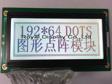 Dot Matrix Lcd Display Module per l'applicazione industriale 192x64 punteggia