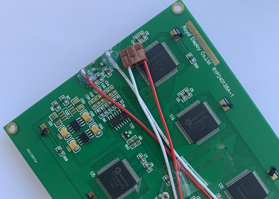 Modulo LCD monocromatico grafico blu STN da 5,1 pollici Display a matrice di punti 240x128