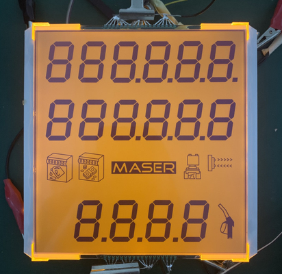Modulo grafico display LCD personalizzato a 7 segmenti con retroilluminazione