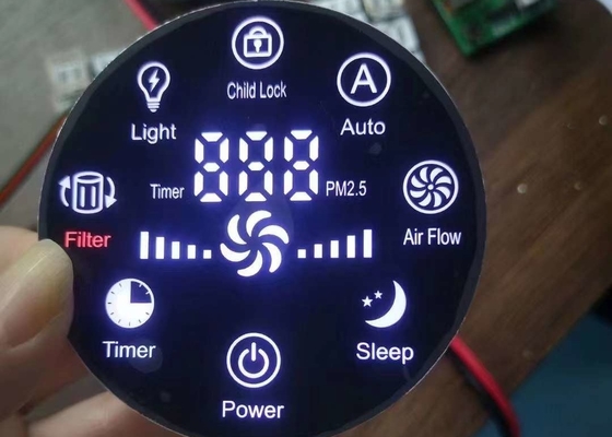 Il LED su ordinazione visualizza il segmento alfanumerico di multi colore del display a 7 segmenti 7 LED per la famiglia