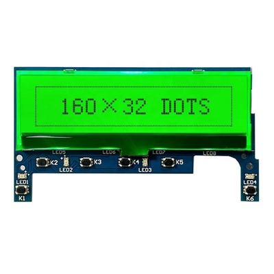 modulo LCD grafico del pannello Aip31020 IC di 160X32 DOT Matrix di parallelo LCD dell'automobile