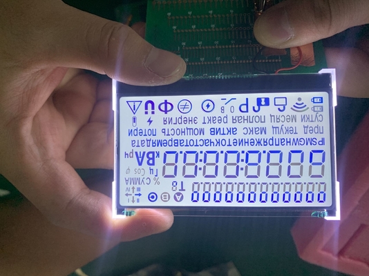 Numerico Display LCD personalizzato digitale monocromatico Tipo a 7 segmenti
