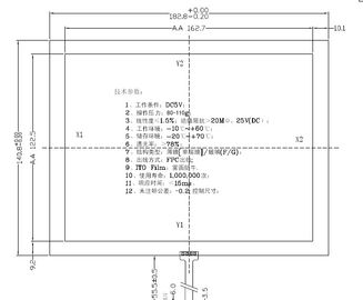OEM/ODM resistenti del pannello del touch screen del cavo CDG8671-7.0 4 disponibile