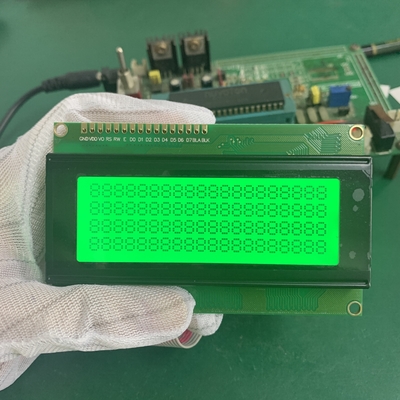 Modulo di visualizzazione LCD da 4x20 caratteri con retroilluminazione gialla verde