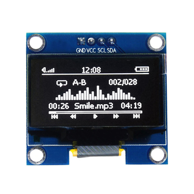 Colore ad alto contrasto 0,96' OLED Display Module 128X64 Dots Matrix Screen