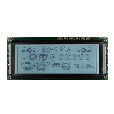 192X64 punti FSTN Modulo di visualizzazione LCD monocromatico riflettente grafico positivo
