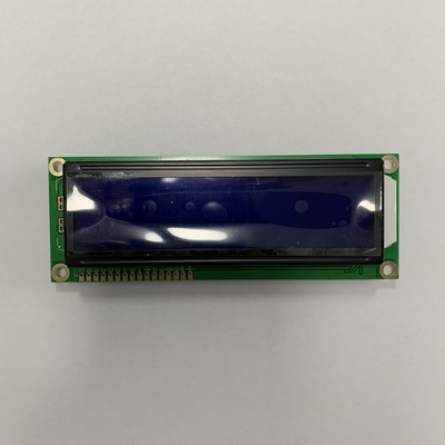 16*2 Modulo LCD STN di grande dimensione Negativo blu monocromo con IC ST7065