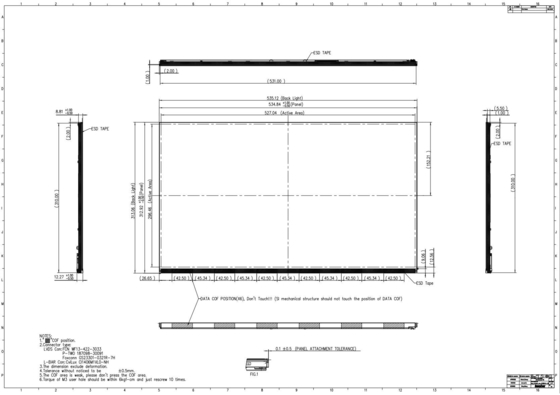 23.8 pollici Innolux TFT LCD Modulo R238hca-L3b 1920*1080 Full HD 16,7m Display