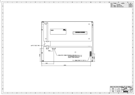 G104V1-T03 Modulo LCD TFT Innolux 10,4 pollici 640*480 RGB VGA 1500:1