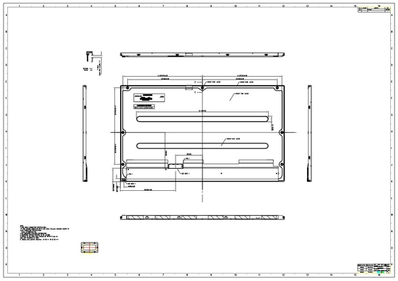 Innolux 21,5 pollici G215HCJ-L02 TFT LCD Modulo 1920*RGB*1080 Nero 5.0V Display