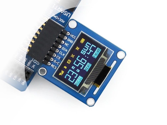 1.29'' 1.3' OLED LCD Modulo 128*64 Monocromo Blu Wide Temperature Free View