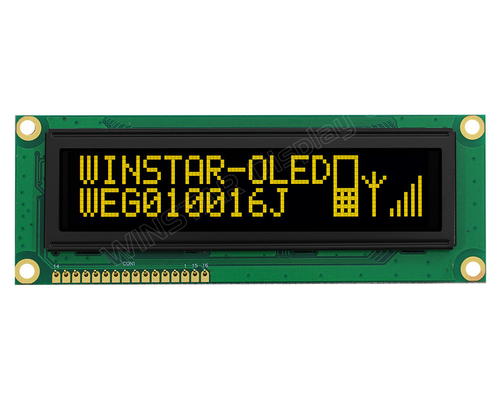 Modulo LCD OLED 3.84'' 100*16 Grafica Super Wide Temperature 5.0v Winstar Sostituire
