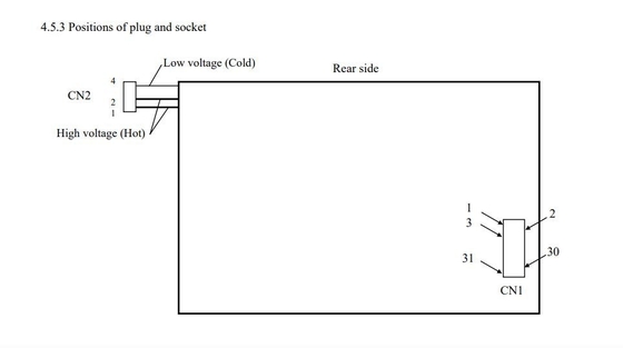 6.5'' TFT LCD Modulo VGA Industrial 640*RGB*480 NEC Display originale Piccolo MOQ