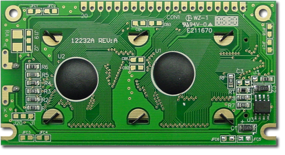 122*32 Modulo LCD grafico CFAG12232A-TMI-TA STN Blu Trasmettitore 6H Display a temperatura ampia
