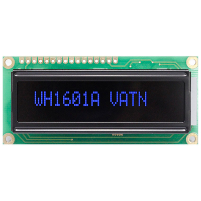 16*1 caratteri Interfaccia SPI monocroma a temperatura ampia Modulo LCD VATN