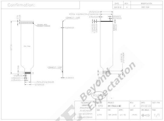 13.3' 4 colore 960*680 Display su carta elettronica 1500 nit modulo