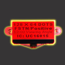 MODULO LCD del DENTE dello schermo dell'affissione a cristalli liquidi di colore verde con pannello dell'affissione a cristalli liquidi di risoluzione di 128 * 64 pixel il mono