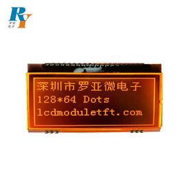 La lampadina arancio 128x64 dell'esposizione LCD Transmissive del modulo di FSTN ST7565P punteggia