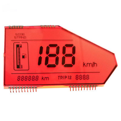 Uno schermo LCD Transflective di 7 di segmento del motociclo TN del tachimetro