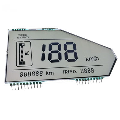 Uno schermo LCD Transflective di 7 di segmento del motociclo TN del tachimetro