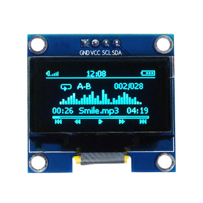 Micro schermo monocromatico a 0,96 pollici SSD1306 LCD SPI del pannello 128x64