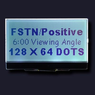 Colore bianco parallelo LCD del modulo 3V di Cog Custom St7565r del regolatore positivo di FSTN 128X64