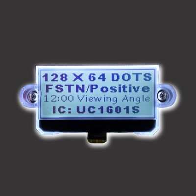 128*64 parallelo monocromatico ST7565R del dente dell'esposizione LCD positiva del modulo dei punti FSTN