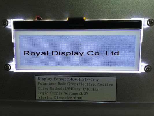Monocromio grafico del modulo LCD dell'esposizione del dente di prezzo franco fabbrica 240X64