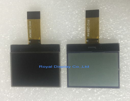 Esposizione LCD del modulo di FSTN mono del DENTE 128X64 del positivo grafico LCD standard del dente con Blacklight bianco