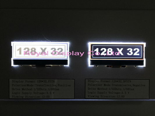 128*32DOTS su misura IC ST7921 capacitivo con il modulo LCD 128x32 Dots For Electronic Scale del LED del grafico bianco della lampadina