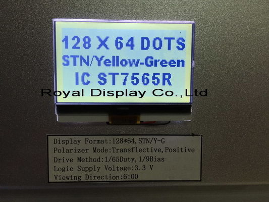 Pannello LCD di Cog/COB 128X64 Blacklight del grafico del mono modulo LCD all'ingrosso dell'esposizione