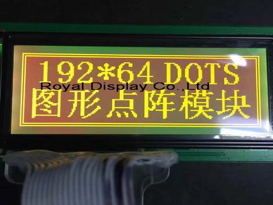 Lampadina bianca LCD su misura del modulo LCD del grafico del DENTE di STN/FSTN 192*64 Dots Size mono